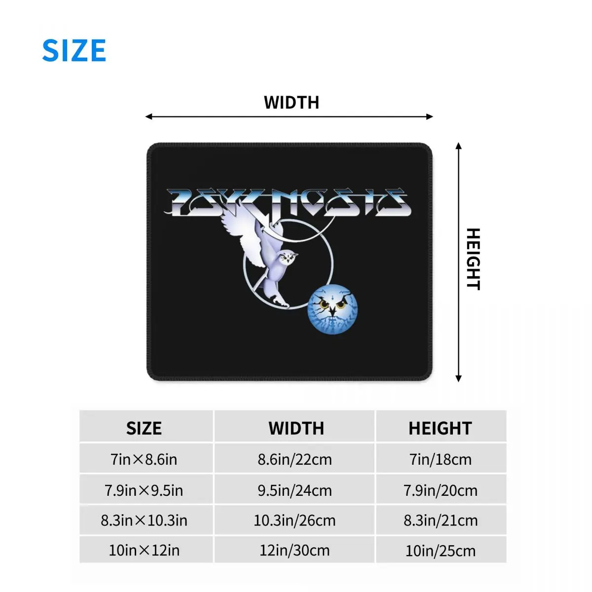 Amiga Psygnosis البومة ماوس الوسادة الكمبيوتر لوحة المفاتيح ماوس حصيرة ألعاب الكمبيوتر المحمول مكتب حصيرة مكتب الملحقات الجدول الحصير #6