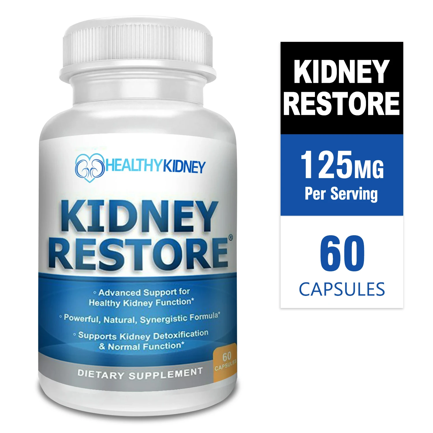 Kidney Restore - Support Bladder Health, Kidney Detoxification, Suitable, Men & Women