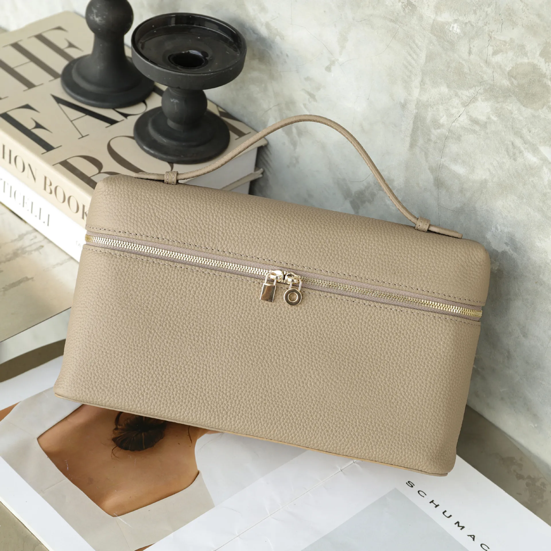 حقيبة يد نسائية من MENDY حقيبة كتف حقائب كروس صندوق غداء فاخر مصمم جلد طبيعي LP27 كبير متقاطع محمول باليد