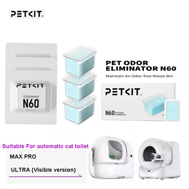 Petkit Pet Odor Eliminator Deodorant N60 Exclusive for PUROBOT ULTRA  MAX PRO Cat Litter Box Cat Toilet Odor Control （3pcs）