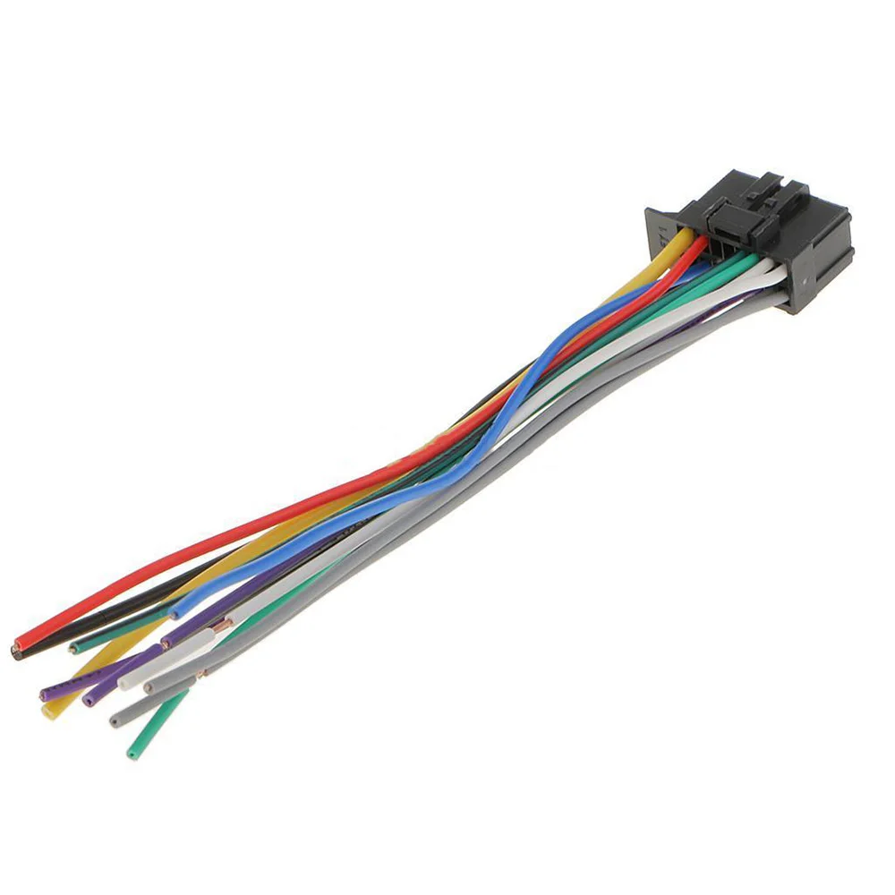 For Kenwood 16 Pin ISO Wiring Harness Connector Car Stereo Radio Cable Plug