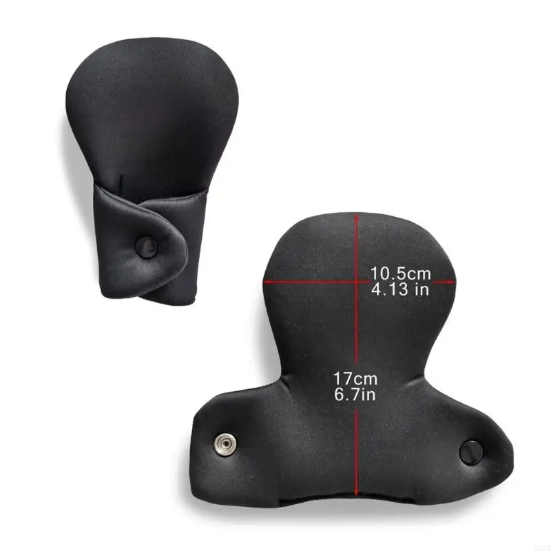 3 piezas Correo asiento automóvil 3 piezas Protectores hombro acolchado suave para bebés fáciles instalar y con