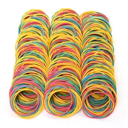 100 pz/lotto elastici elastici gialli colorati scuola ufficio casa anello industriale elastico porta pacchetti di carta elastico