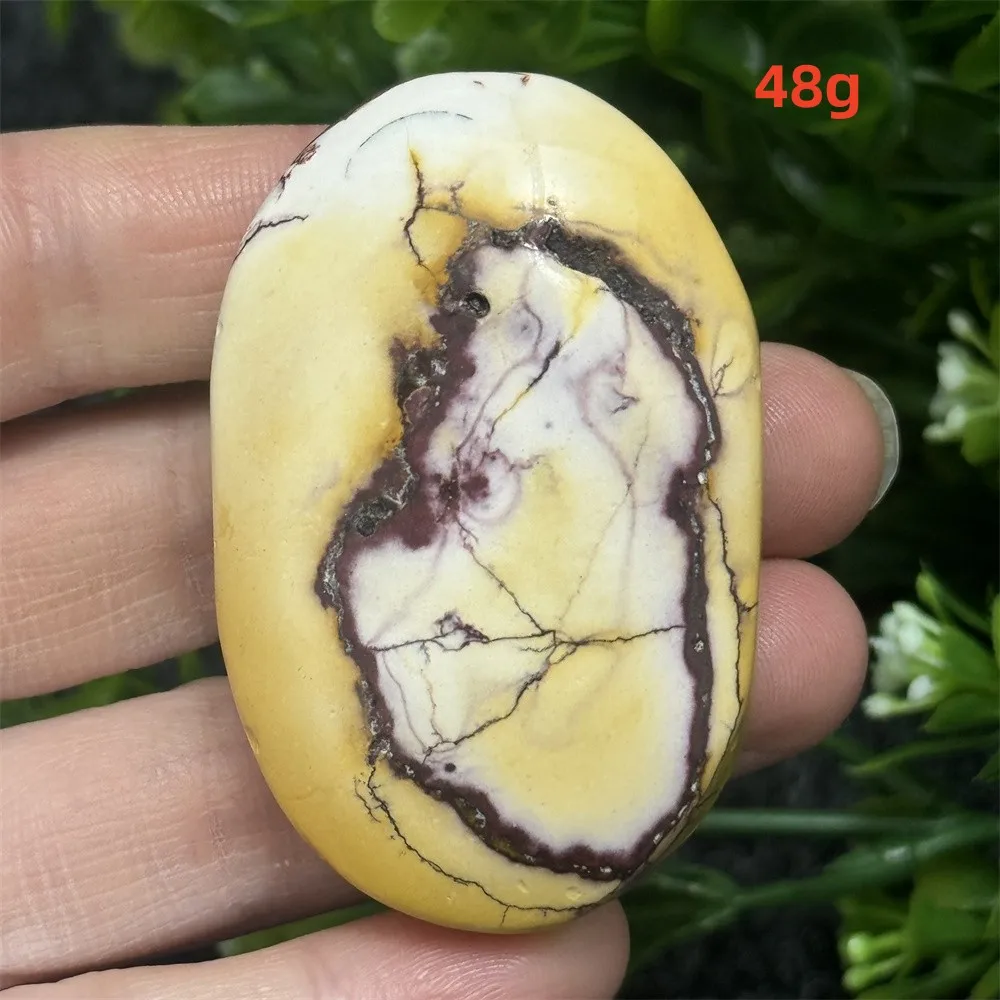 Natural Gemstone Egg Yolk Stone Hand Play Feng Shui Energy Home Decor Gift Witchcraft Meditation Spiritual Prayer Chakra Healing