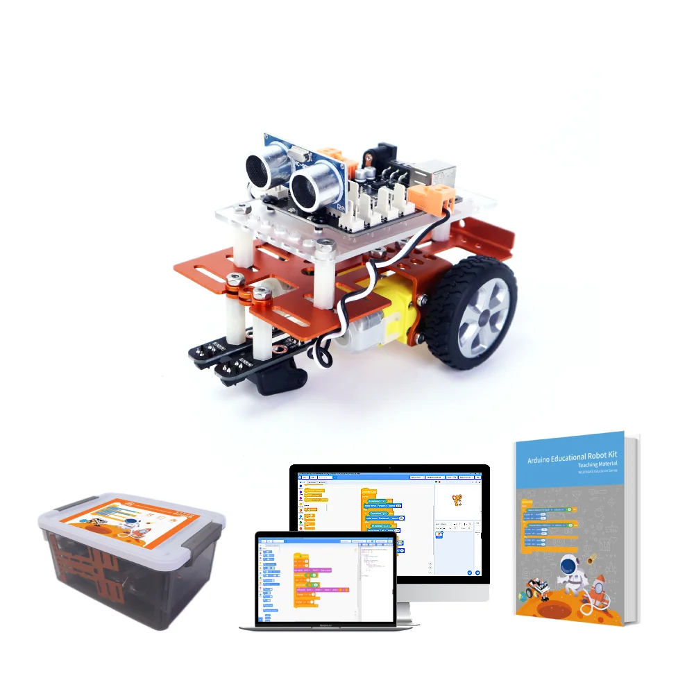 After School Program DIY ESP32 Programmable Science Engineering Toys Stem Educational Robotics Starter Kit Sensor Modules