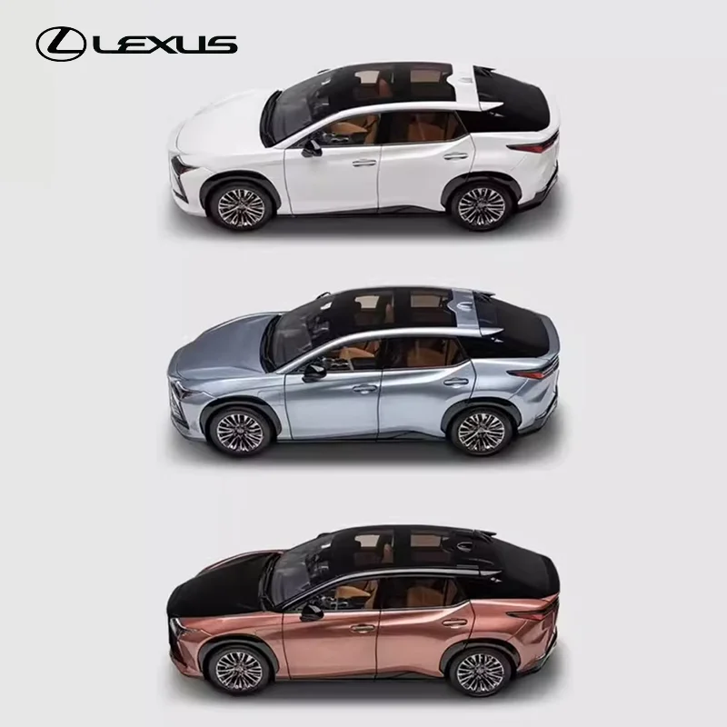 

Масштабная модель внедорожника Lexus RZ450e 1:18, литая из сплава, оригинальная заводская, с высокой степенью детализации, коллекционная, для любителей автомобилей