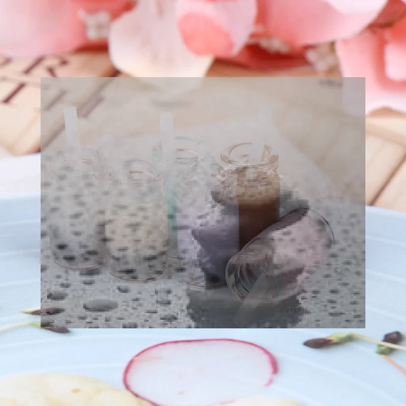 

**3Pcs high quality Resin 1:12Dollhouse miniature milk tea cups mini toys doll house decoration"