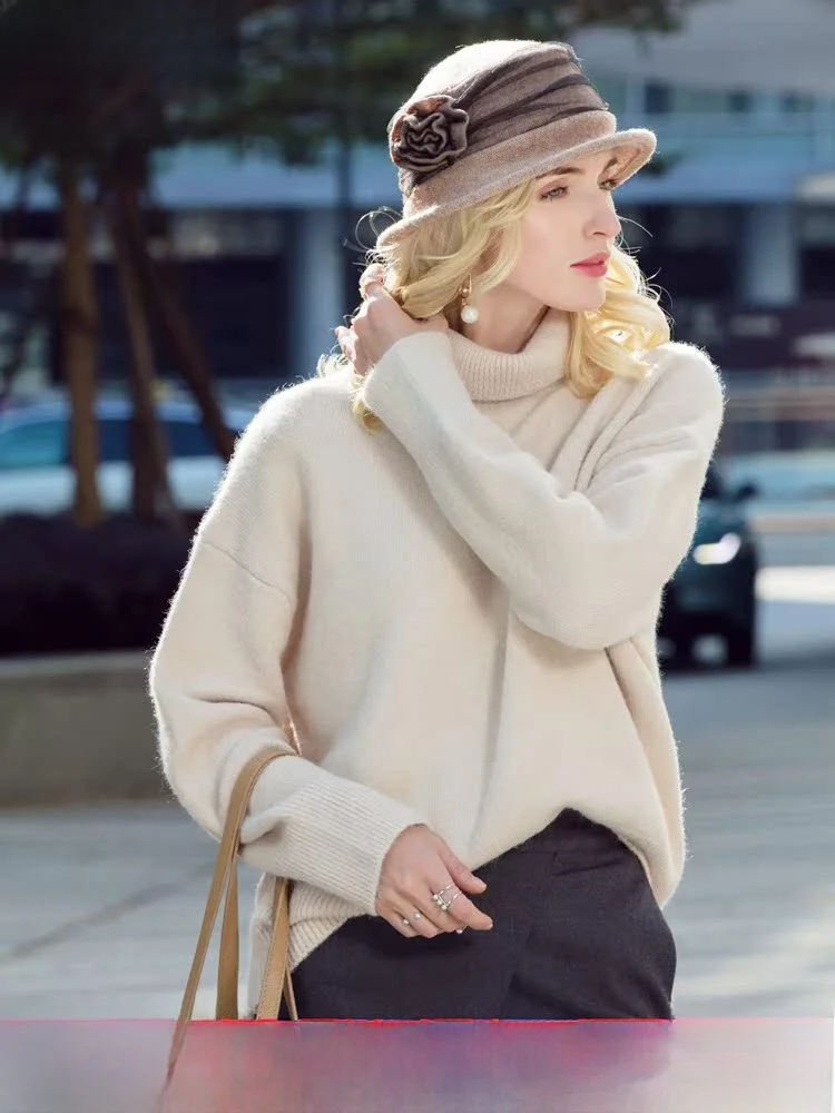 ee-hiver-nouveau-faion-filet-a-fleurs-chapeau-de-laine-voyage-polyvalent-simple-sle-pliable-femmes-chapeau-ele-ort-bord-plat-haut