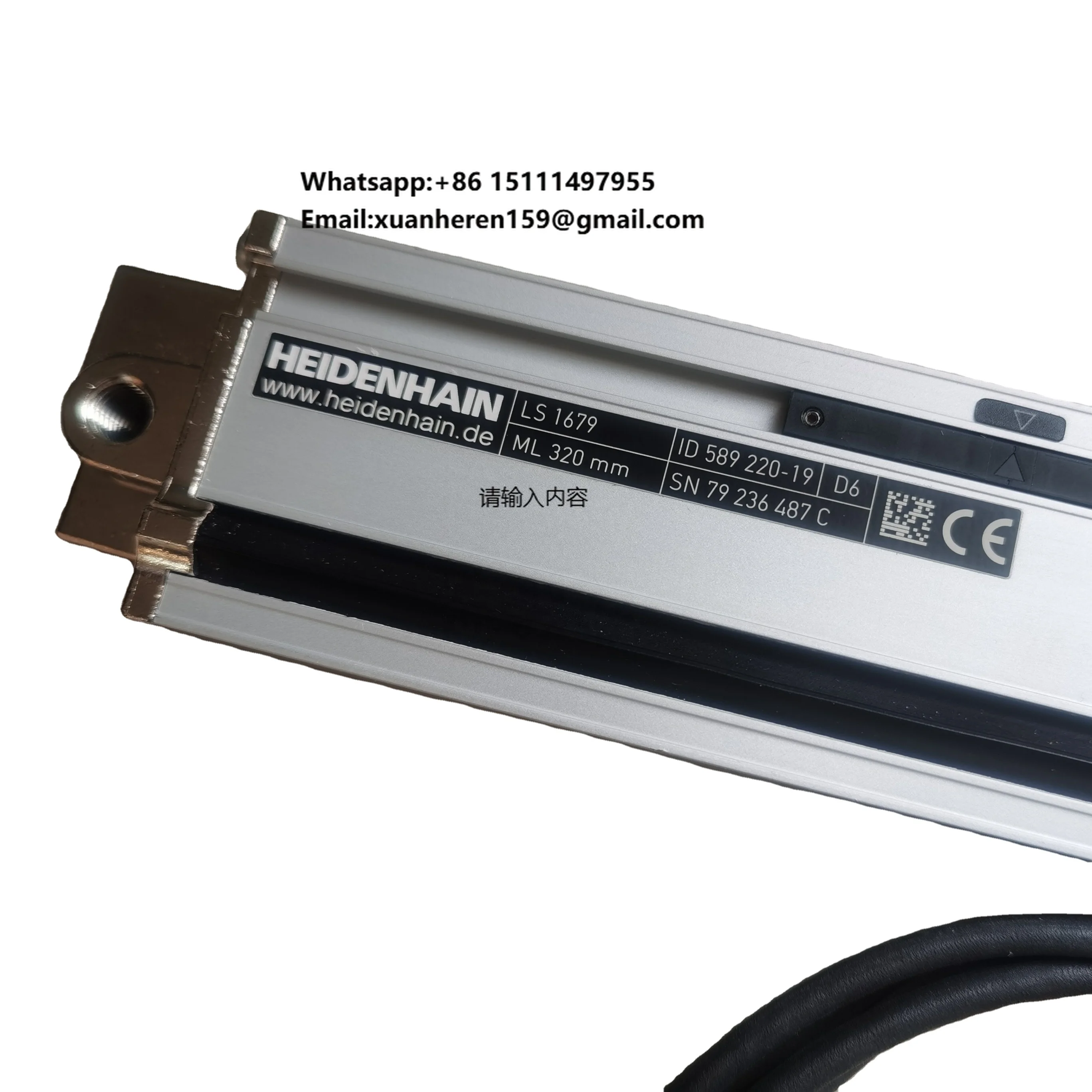 HEIDENHAIN LS 1679  ML  320mm Memegang Sensor Pemindahan Ruler Khusus ntuk Mesin Bending Grating Ruler Sensor Optik