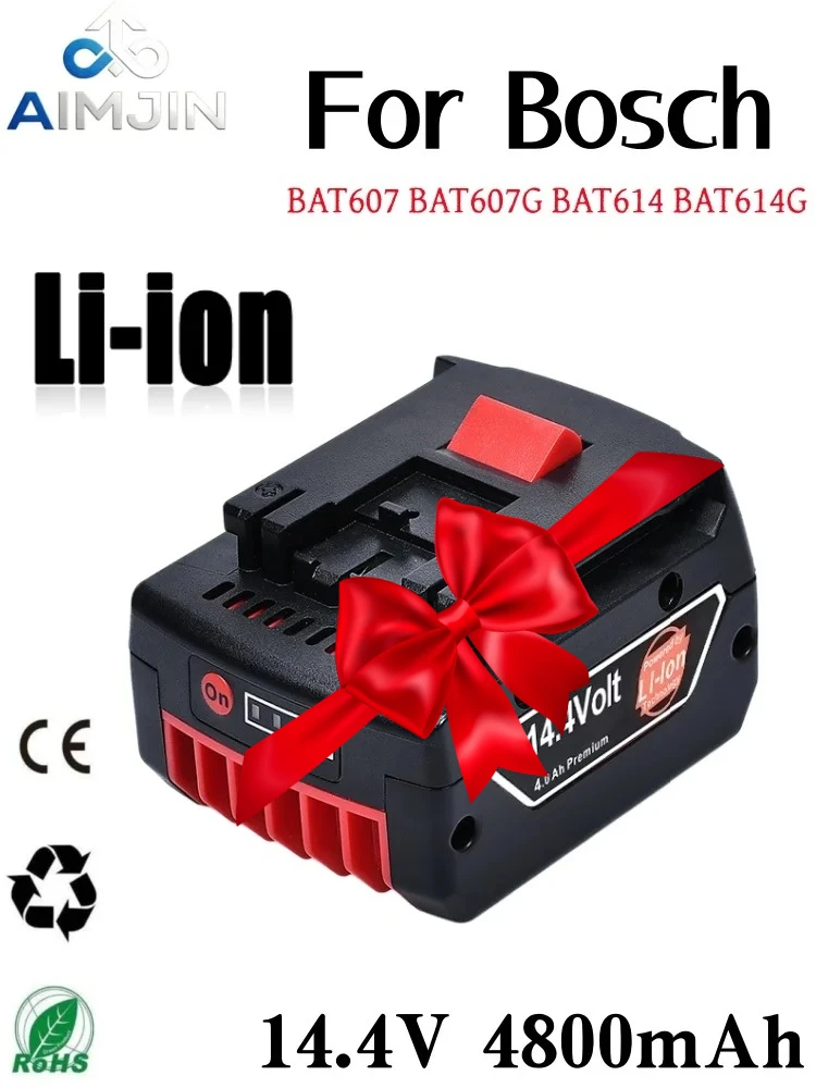 For Bosch 14.4V 4.8…