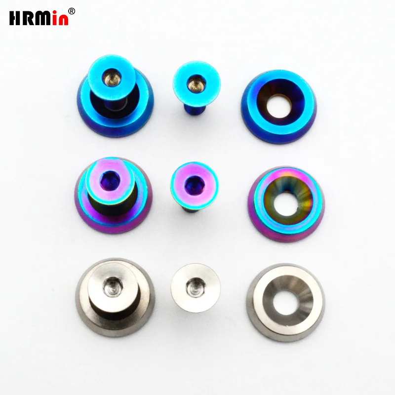 HRmin High Performance Gr.5 Titanium Automobile Vehicle Car Engine Bay Bolt Screw