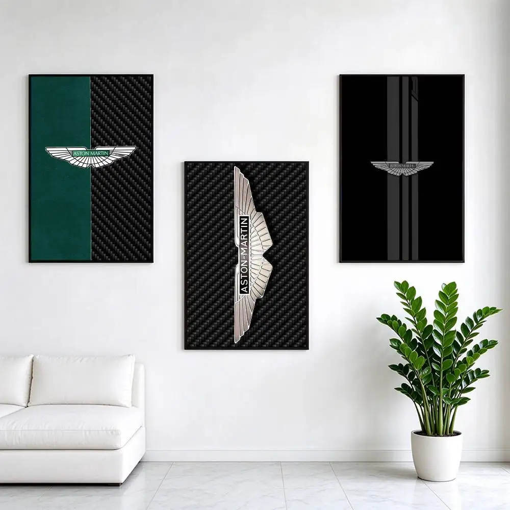 ASTON MARTINS  Poster High Quality Dorm Living Room Aesthetic Wall Decoration Painting Stickers Gift