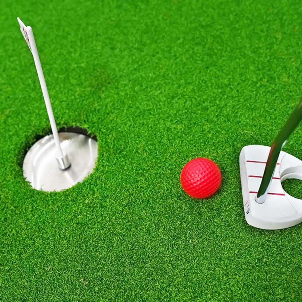 Putting Training Golf Balls Golf Practice Balls Rubber Golf Practice Ball Set Double-layer Putting Training Balls for Indoor