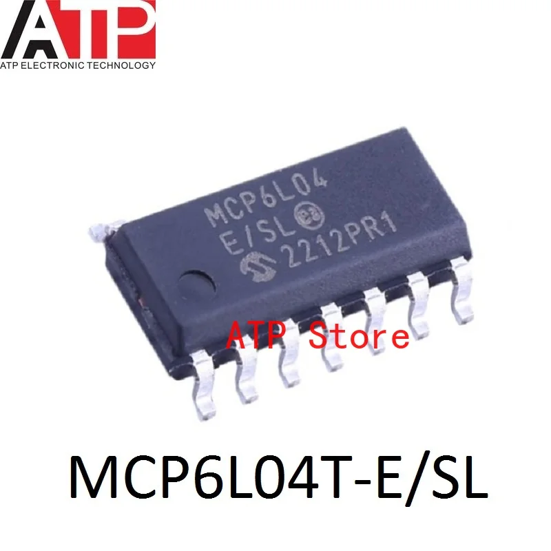 10-100 PCS MCP6L04-E/SL MCP6L04 SOP-14 MCP6L04T-E/SL Operational Amplifiers IC Chip Brand New Original