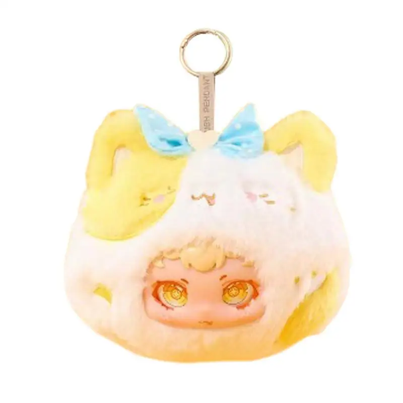 Anime Plush Toys Hangable Plush Toy Keychain Purse Handbag Charm Cartoon Plush Toys Stuffed Keyring Pendant For Family