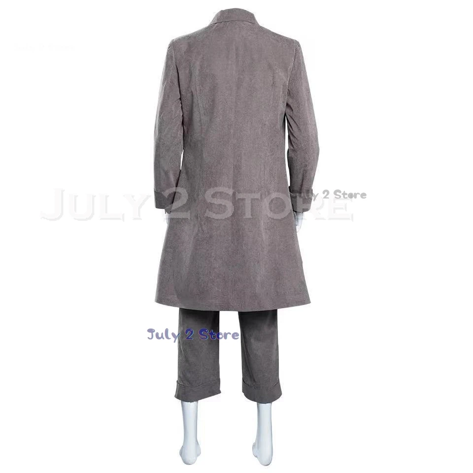 Mono Cosplay Little Grey Nightmares II Costume Protagonist Mask Coat Pants Suit Men Women Cosplay Halloween Party Game Style