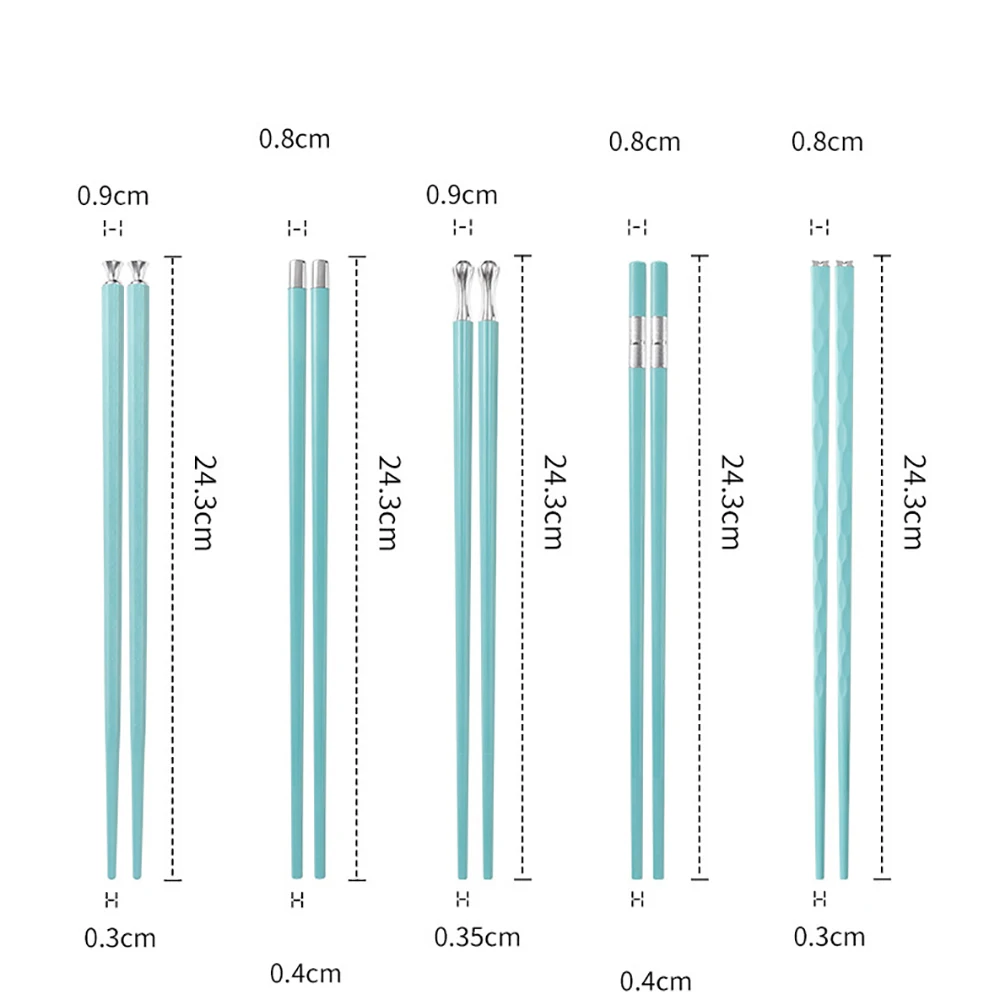 5Pairs Hohe Qualität Japanische Nicht-Slip Stäbchen Koreanische Hotel Restaurant Tragbare Gesunde Lebensmittel Stick Sushi Küche Stäbchen – Detail 1