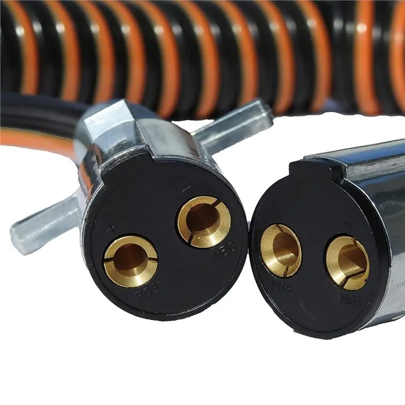 ABMR-Charging Liftgate Cable 15 Ft Dual Pole Coiled Electric Cable RK-39005-15 With 2 X 12
