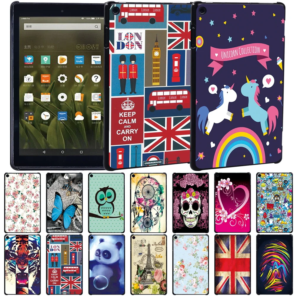 

Cover for Fire HD 8 Plus/Fire HD 10 11th/Fire 7 Gen/HD 8 6th/7th/8th Gen /HD 10 5th/7th/9th Gen Oldimage Tablet Hard Back Case