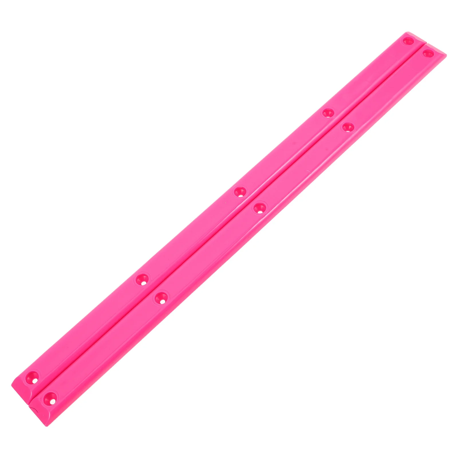 

2 Pcs Skateboard Bumper Abs Longboard Protection Guard Protective Gear for Skating Deck Rib Bones Pink