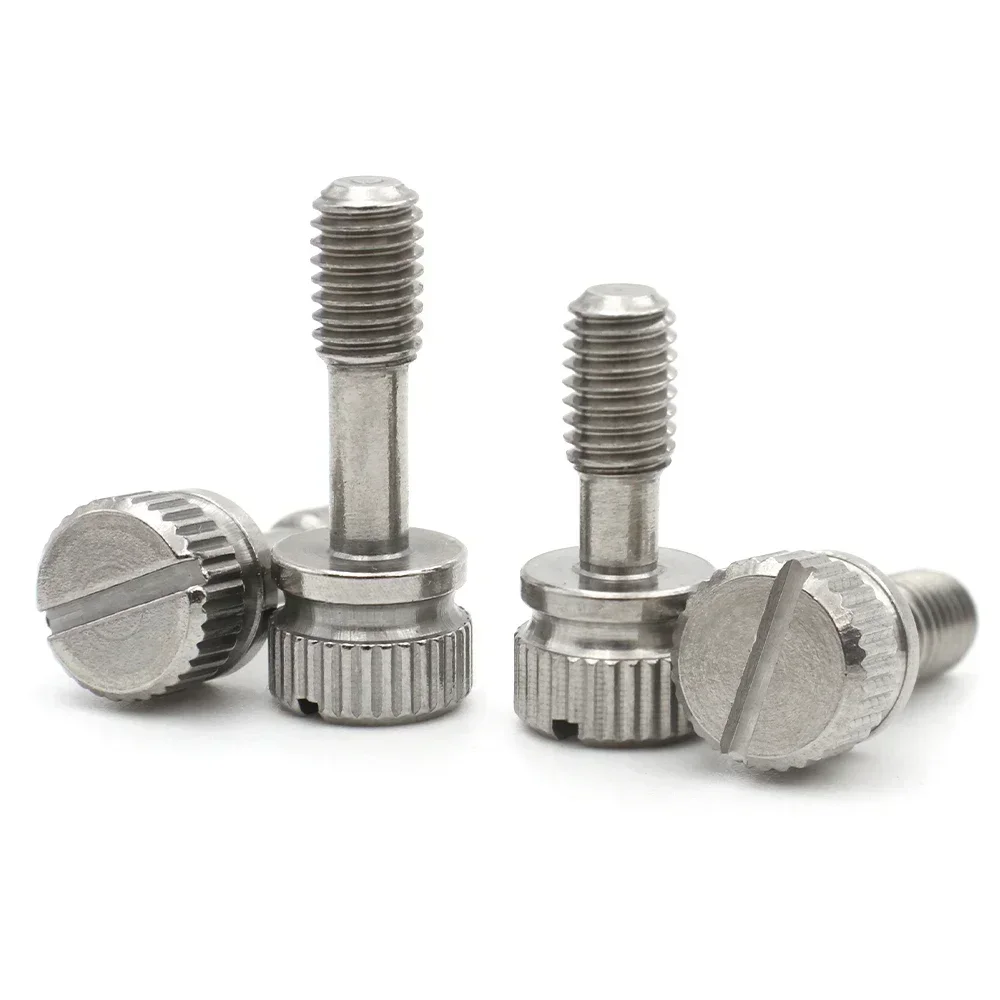 2/5/10/20pcs M2 M2.5 M3 M4 M5 M6 M8 GB839 304 Vite con intaglio in acciaio inossidabile Stringere a mano Anti-allentamento Zigrinato Bullone a pollice
