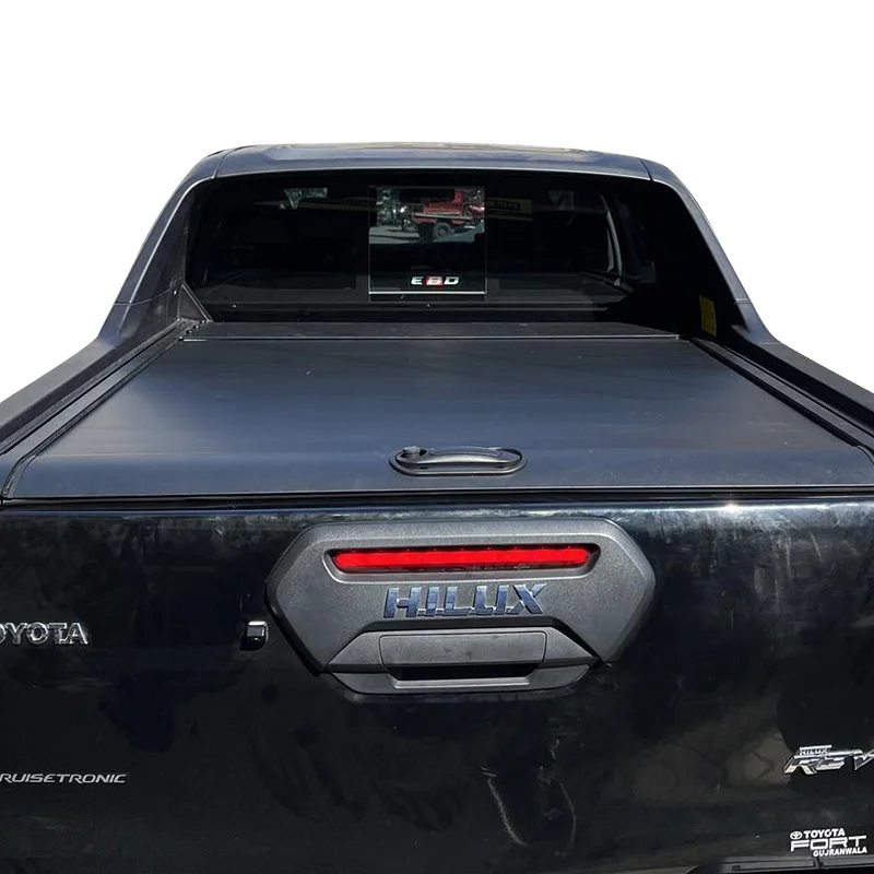 

Electric Auto Pickup Bed Roller Cover HILUX REVO ROCCO Waterproof Anti Theft Aluminum Manual Truck Tonneau Cover