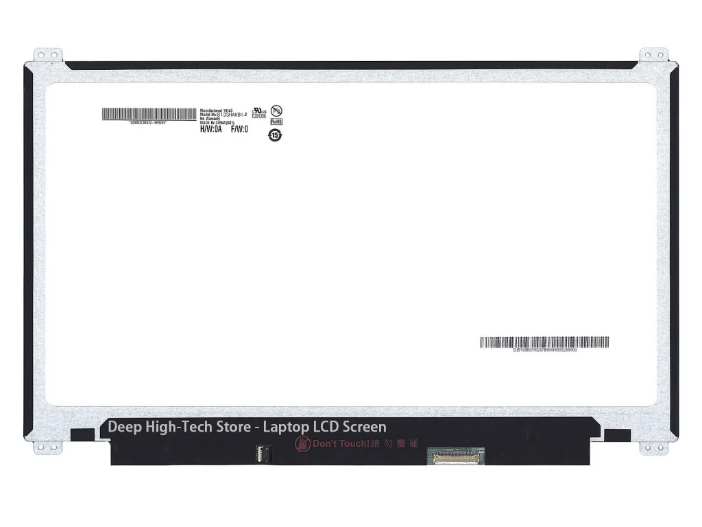 13.3 Inch Touch Screen B133HAK01.0 B133HAK01.1 B133HAK01.2 Laptop LCD Display Matrix Panel Replacement FHD 1920x1080 eDP 40 Pins