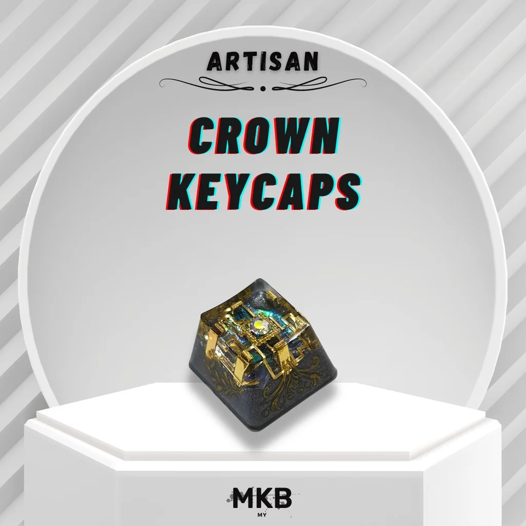 [READY STOCK] Artisan Novelty Keycap for Mechanical Keyboard - Crown