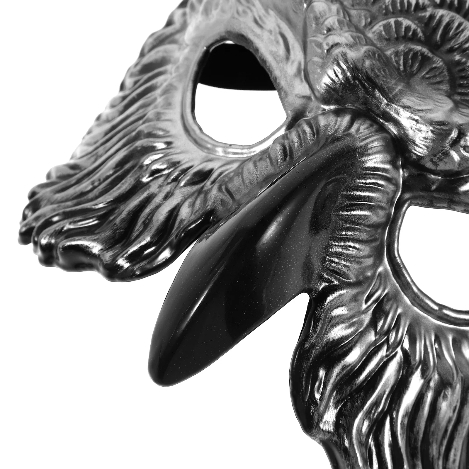 Uilmasker Plastic halfgelaatsmasker voor volwassenen Dierencarnaval Halloween Cosplay Feestdecoratie Dierenmaskers voor volwassenen