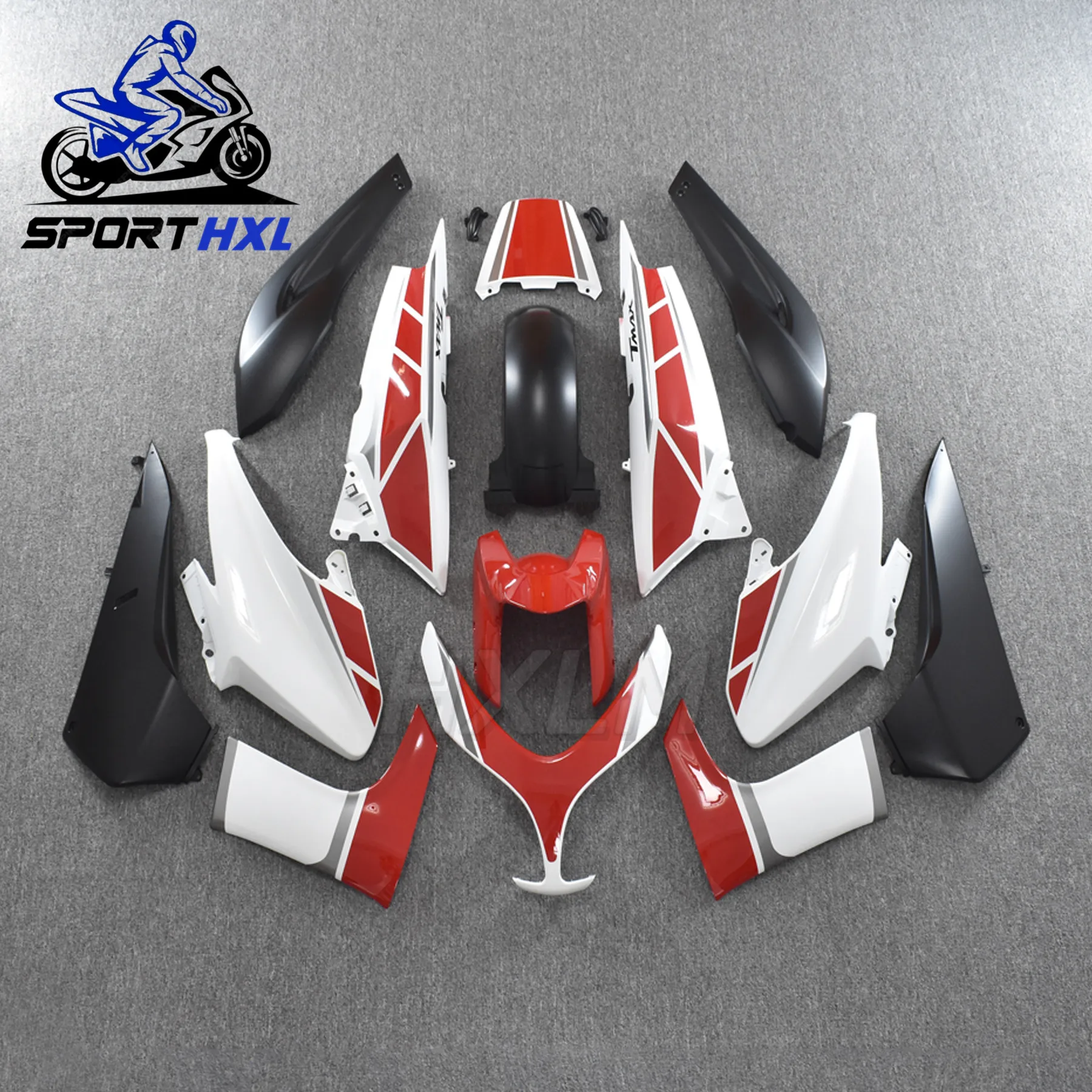 Pour for TMAX 500 2008-2011 Full Body Fairings Kit fyear 2008 2009 2010 2011 ABS Injection Molded Scooter Panels 08 09 10 11