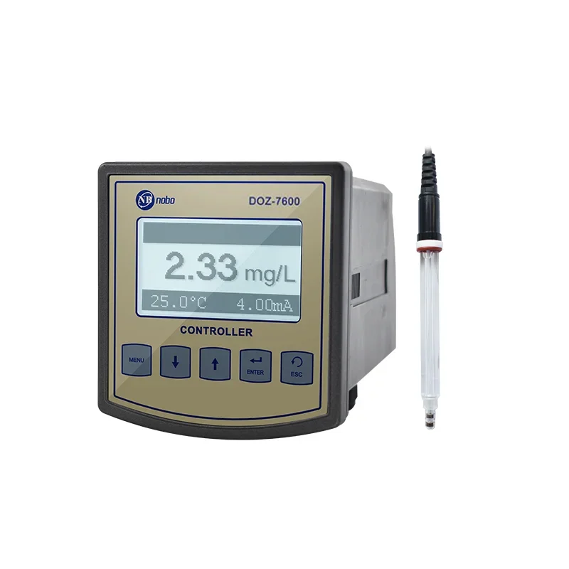 

NOBO industrial residual chlorine analyzer dissolved ozone meter DOZ-7600 dissolved ozone probe with controller