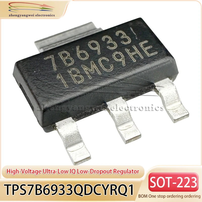 TPS7B6933QDCYRQ1 7B6933 SOT223 10PCS TPS7B69 Fixed Low Dropout Linear Regulator