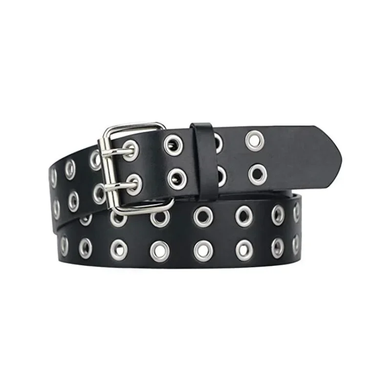 Luxury Genuine Leather Belt with Alloy Chain