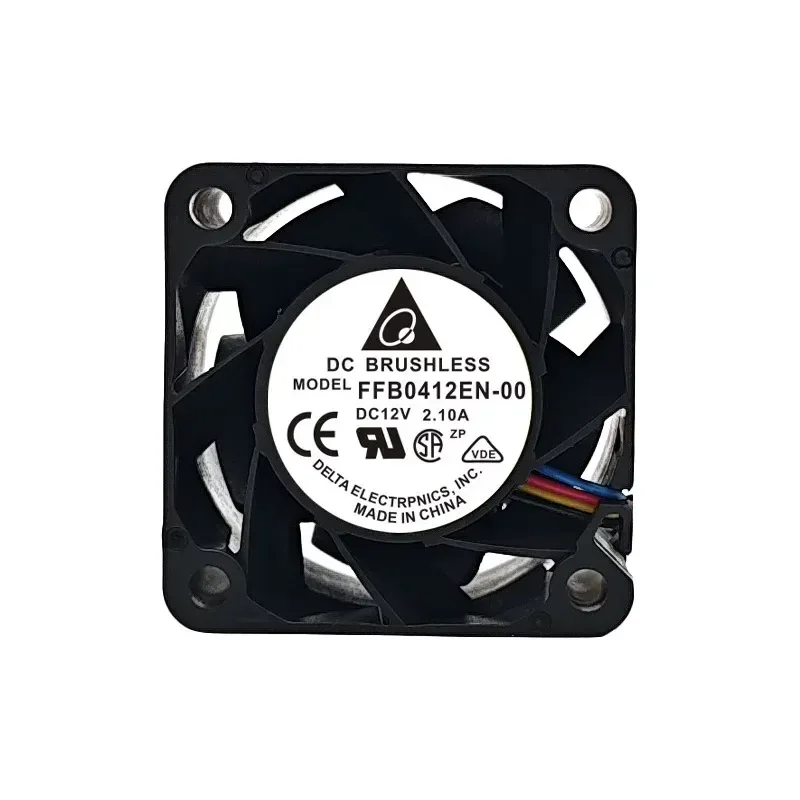 Delta FFB0412EN-00 Violent 4028 12V 2.1A Chassis Power Server Ball Bearing PWM Fan for Servers and Data Centers 40mm