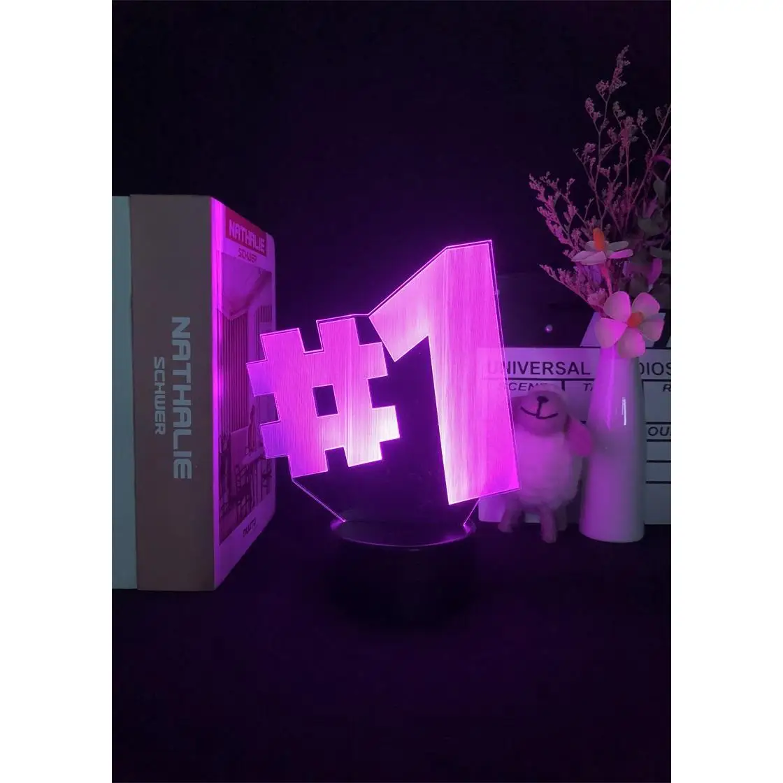 Number One Night Lamp Hot Game 3D Night Light 16 Color Changing Table Lamp Desk Decoration Lamps Present Idea Directly Supply