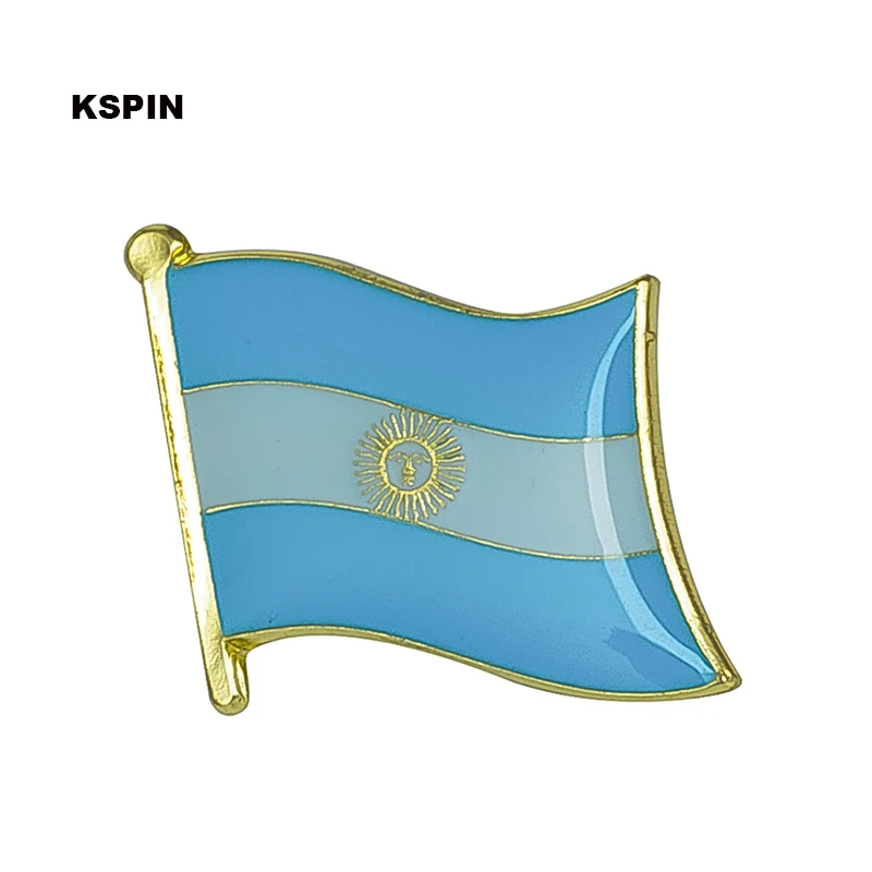 

Argentina Flag Badge Brooch Natinal Lapel Pins Flag Lapel Pins Country Flag Badge