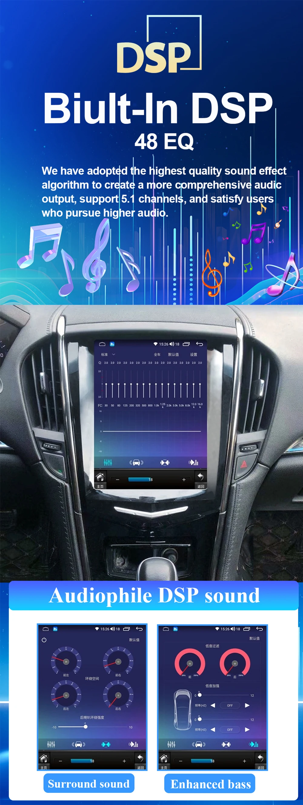 9,7 Zoll qled für Subaru xv Förster 2011-2016 Autoradio Android 14 4g WLAN Carplay Stereo 2 Din kein DVD-Player GPS-Navigation – Detail 14