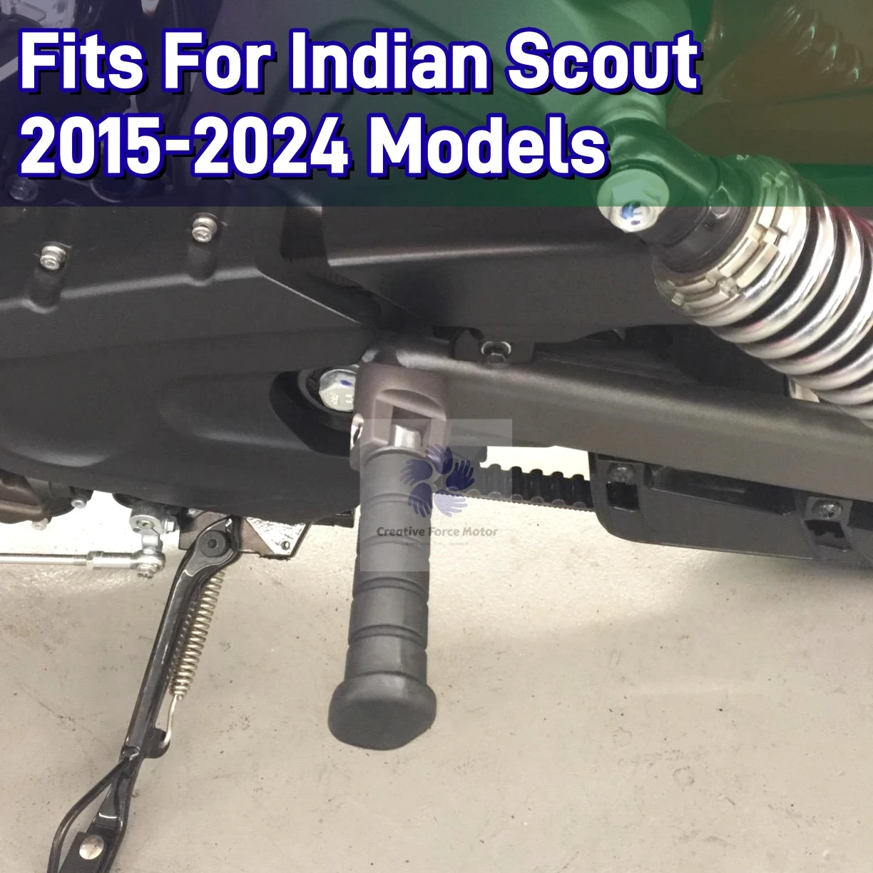 Pijakan Kaki Belakang Penumpang Pijakan Kaki Motor Pedal Pemasangan Untuk Indian Scout 2015-2024 Scout Bobber 2018-2024 Scout Sixty 2016-2024 Scout ABS aksesoris sepeda motor