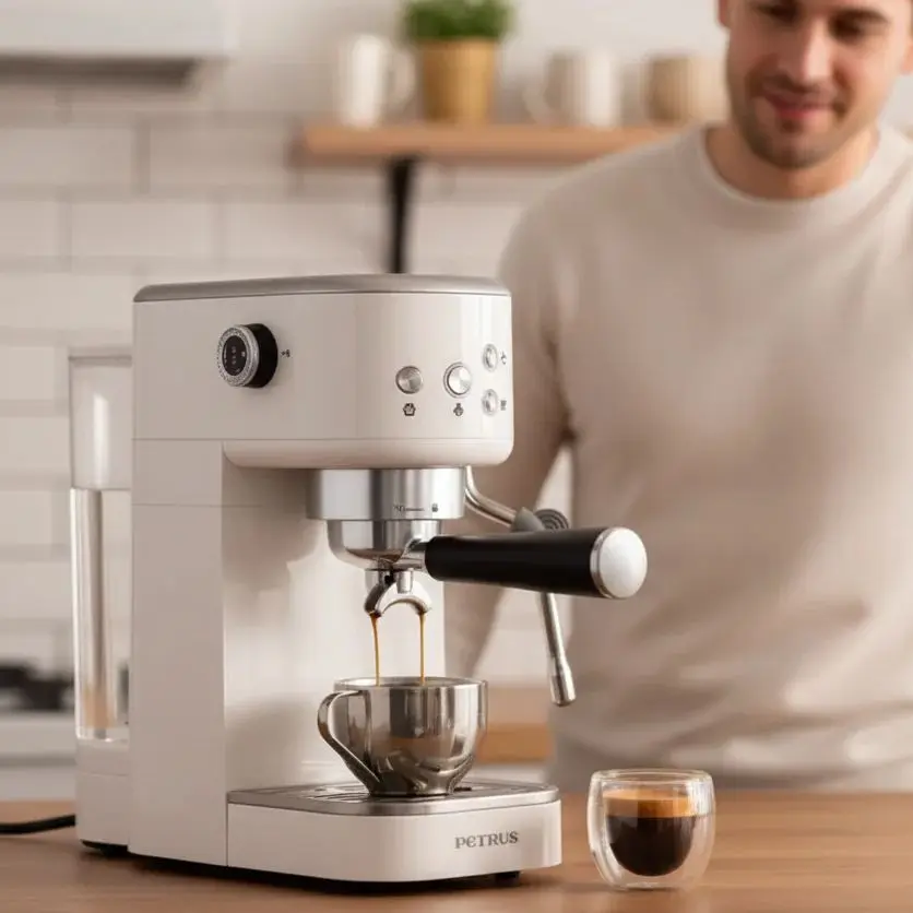 Small Household Semi-Automatic Espresso Coffee Machine - Stylish & Convenient coffe machine