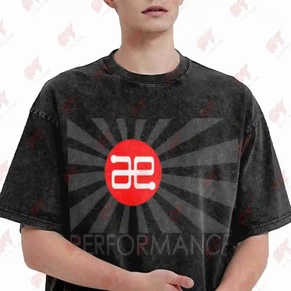 Always Evolving Performance Logo Vintage Washed Tee Pure Cotton T-Shirt