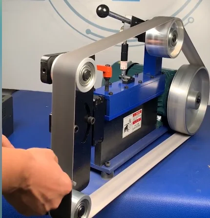 Electric Belt Sander Grinding Polishing Machine Variable/Constant Speed 3 Mode Belt Grinder Knife Making Polishing Tool 2.2KW
