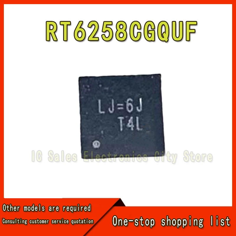 

(2-10 Stuk) 100% Nieuwe Rt6258cgquf Rt6258cg Rt6258c Voor Code: Lj = .. QFN-12 Chipset