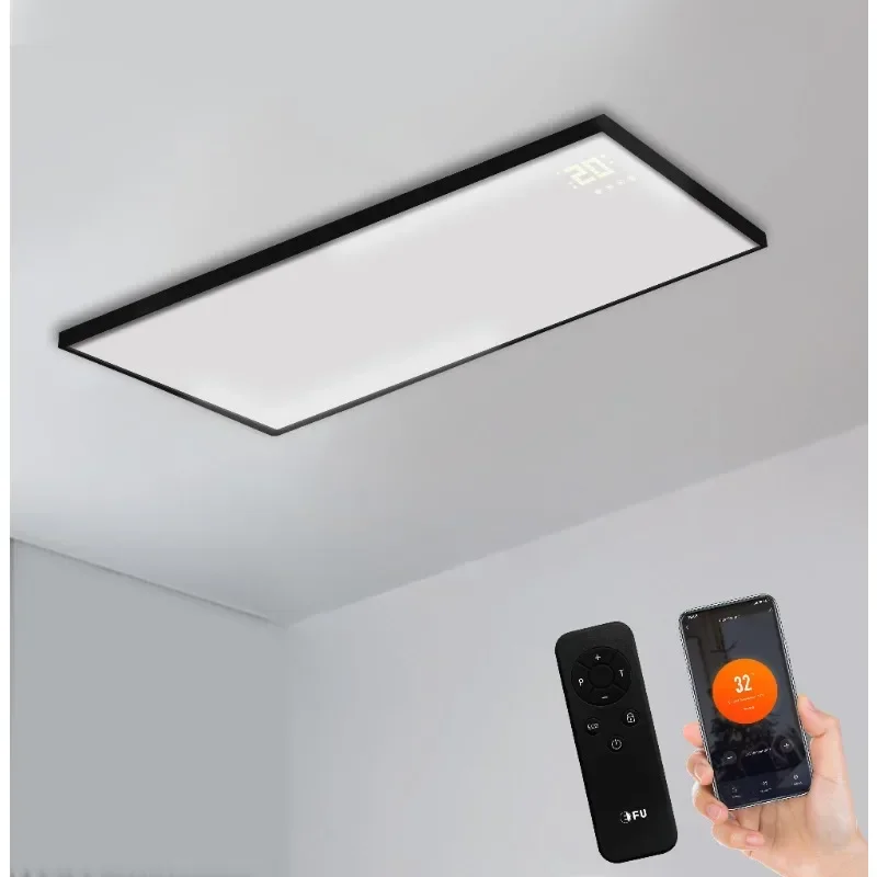 Ceiling    heating panel with light ir infrarotheizung smart heater hot yoga wall panel heater