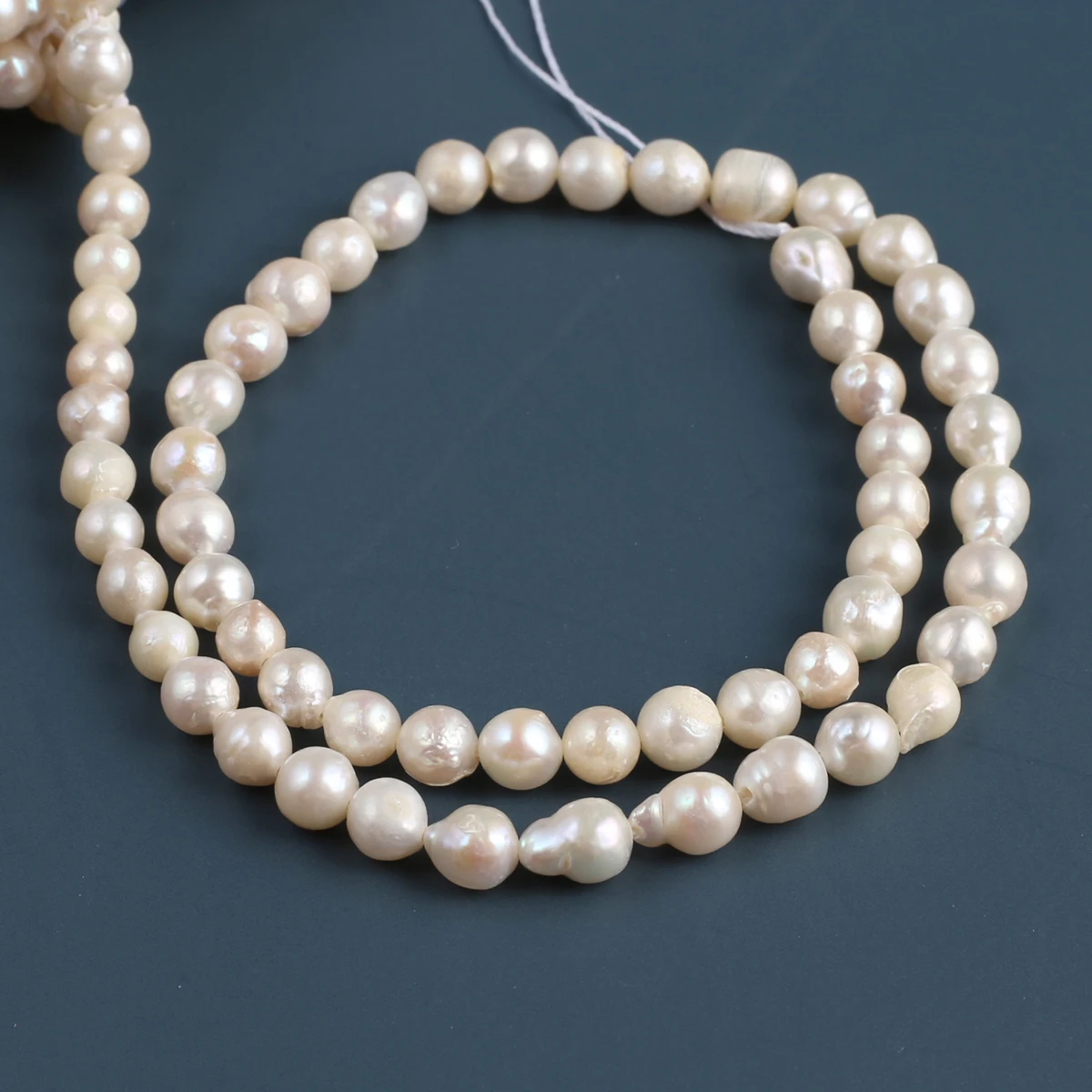 Natural Baroque Freshwater Pearl Beads White 5-6mm Loose Spacer Bead For Jewelry Making DIY Necklace Bracelet Accessory