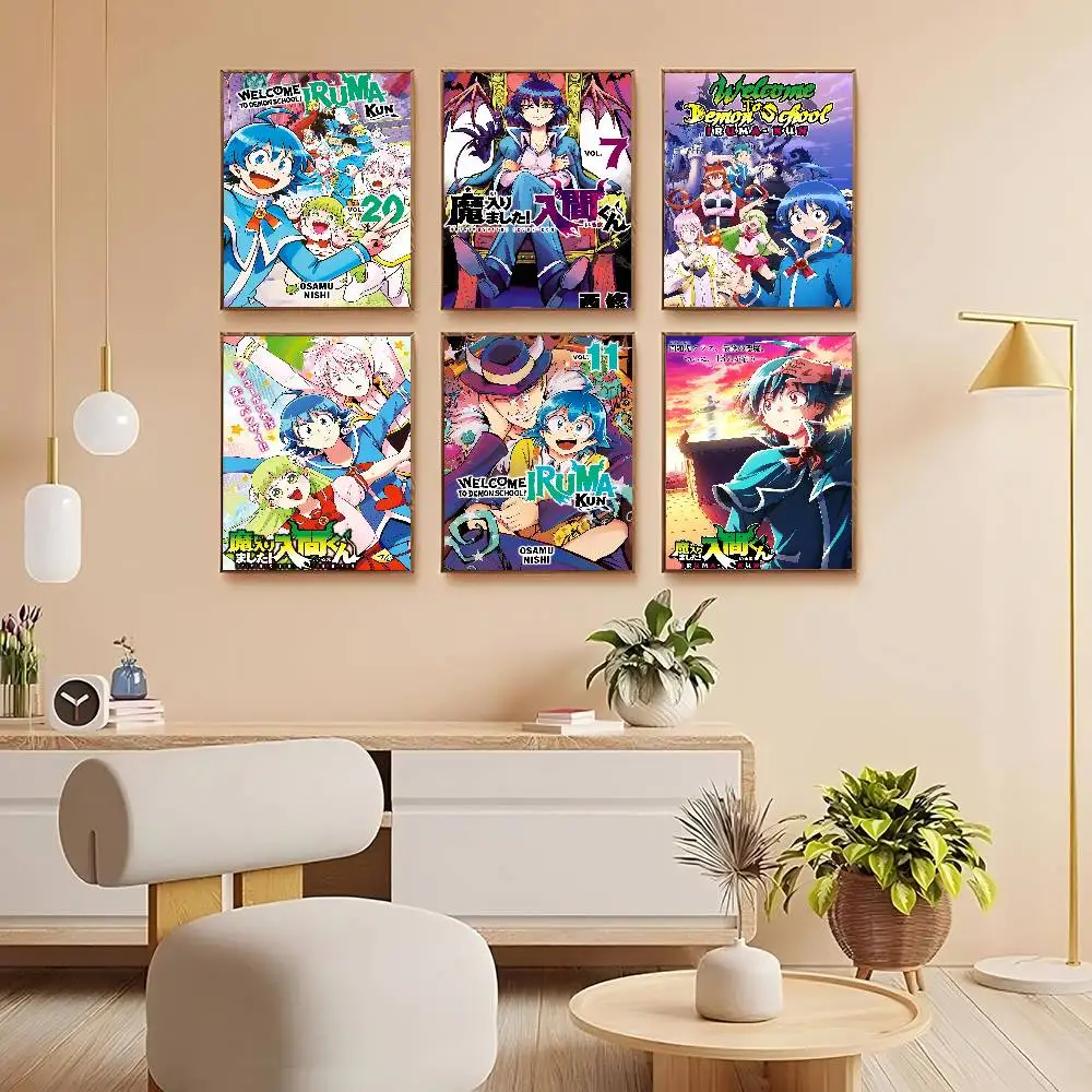 Anime Welcome To Demon School! Iruma Kun HD Poster Poster Painting Wall Art Mural For Living Room Home Decor And Gifts