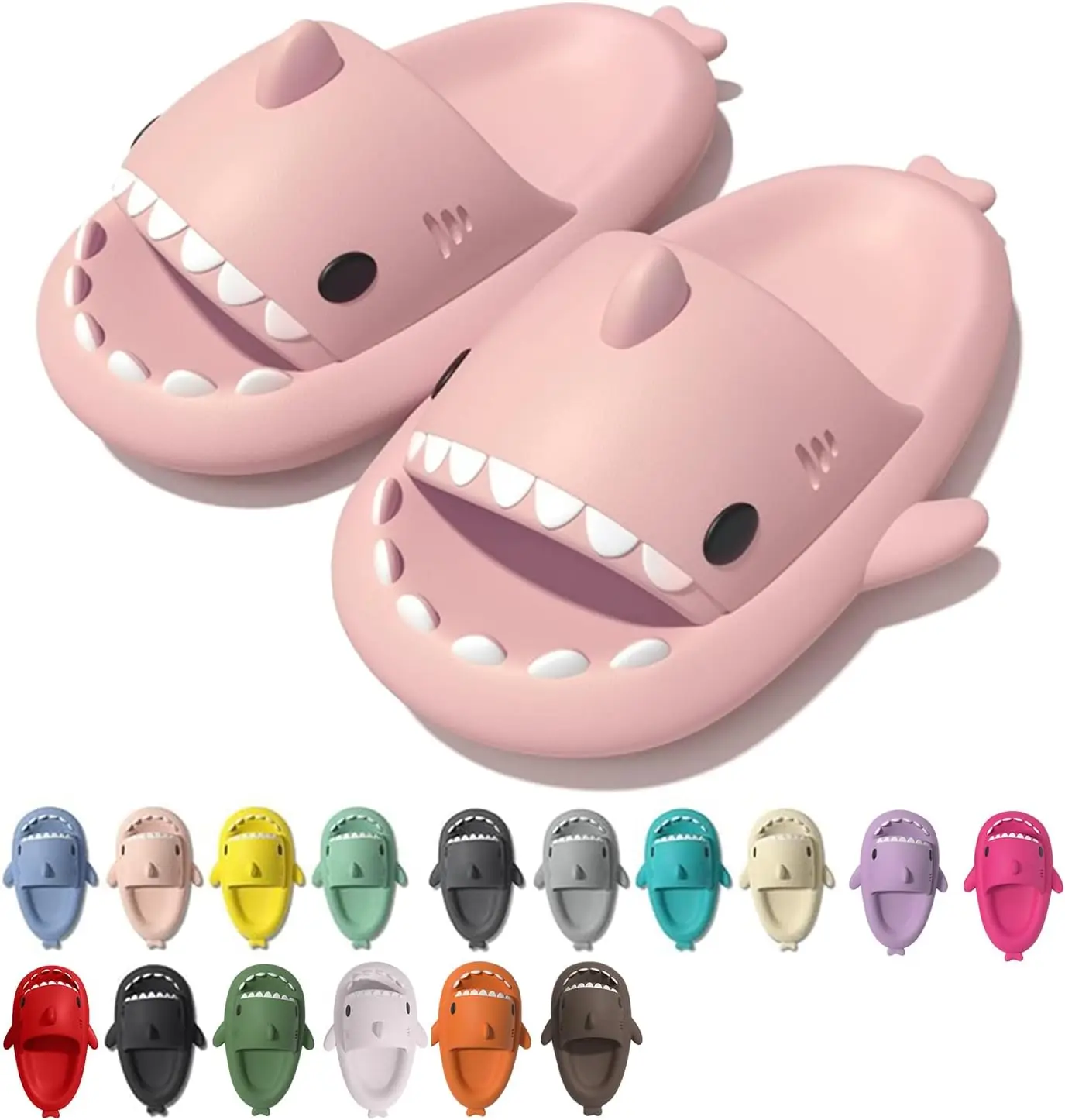 Pantuflas Rosyclo Shark Cloud, Lindas Sandalias de Tiburón para Mujer y Hombre, Sandalias de Verano para Niños y Niñas, Plataforma Spa