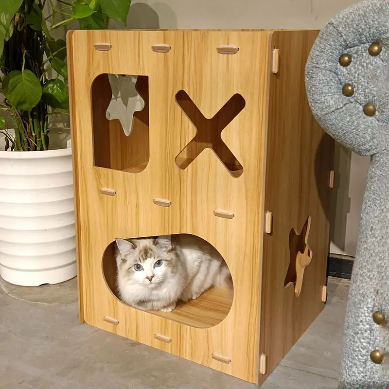 Wyj Cat Nest Four Seasons Universal Closed Cat House Summer Sleeping Pet Supplies