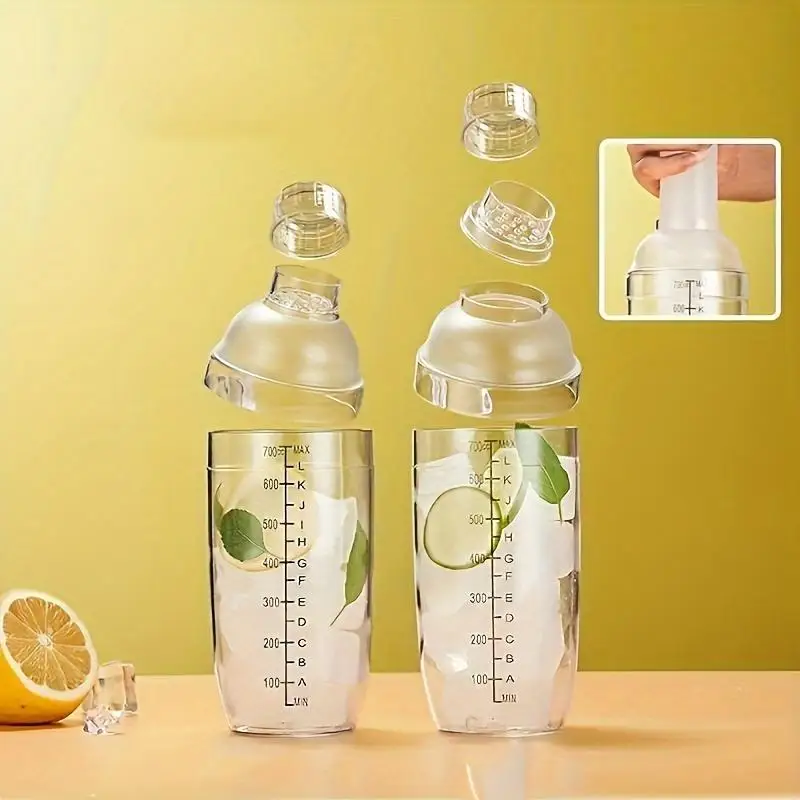 

Thickened Hand-Shaken Shaker Cup | Homemade Milk Tea Set | Manual Lemon Tea Tools | Reinforced Roostertail Shaker Set