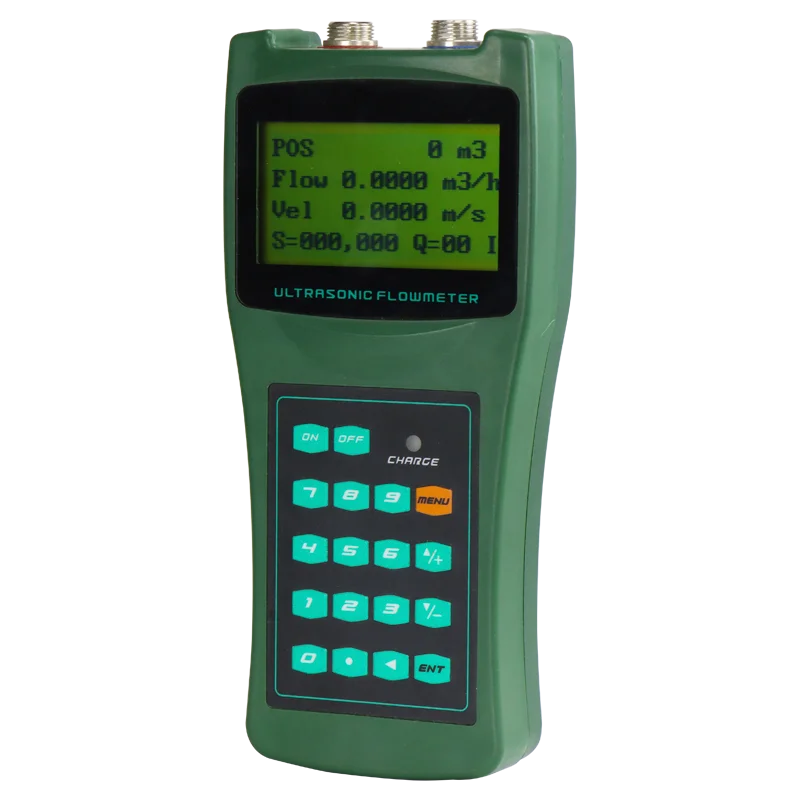 Easy To Test Flowmeter RS232 handheld ultrasonic flow meter