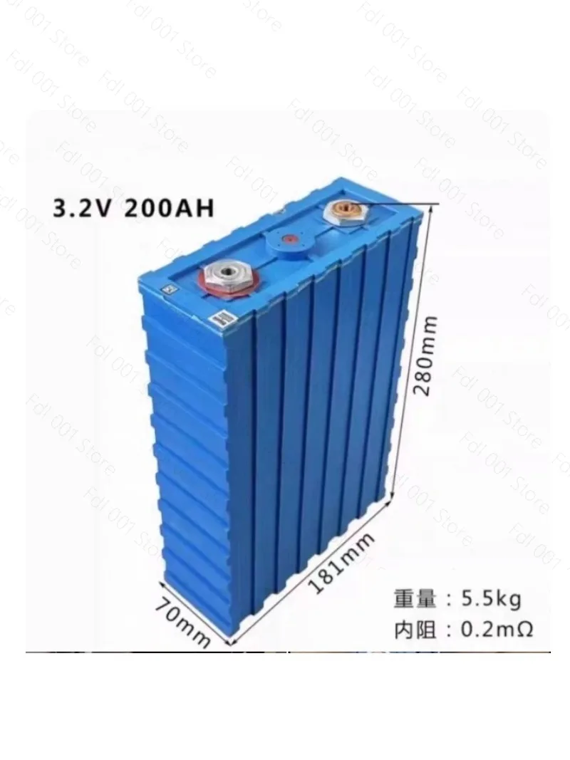 For CALB AVIC Plaza 200AH Large Monomer Large Capacity Plastic Case Battery Power Parking Air Conditioning Startup Power Storage